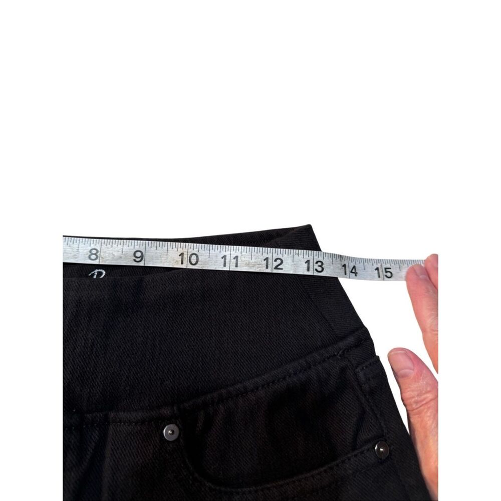 Belle by Kim Gravel Flexibelle Pull On Jeans Black  Sz 6P NWOT - Picture 4 of 8